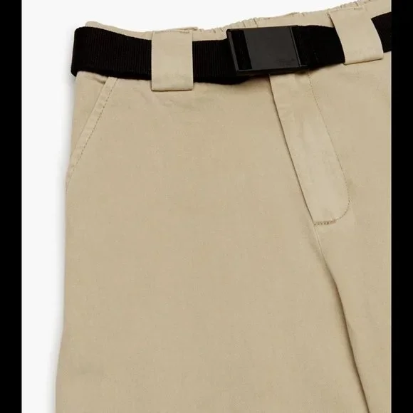 NWT Aritzia TNA Belted Cargo Pant Gd Humus Beige XS - Picture 8 of 13